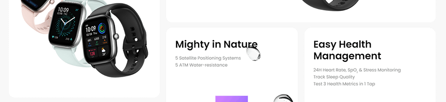 Xiaomi Amazfit GTS 4 Mini (Blue)